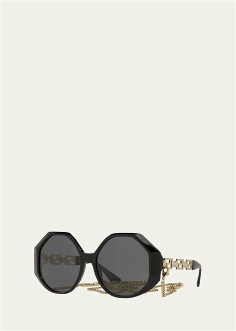 versace greek key sunglasses|Versace Greek Key Geometric Square Sunglasses w/ .